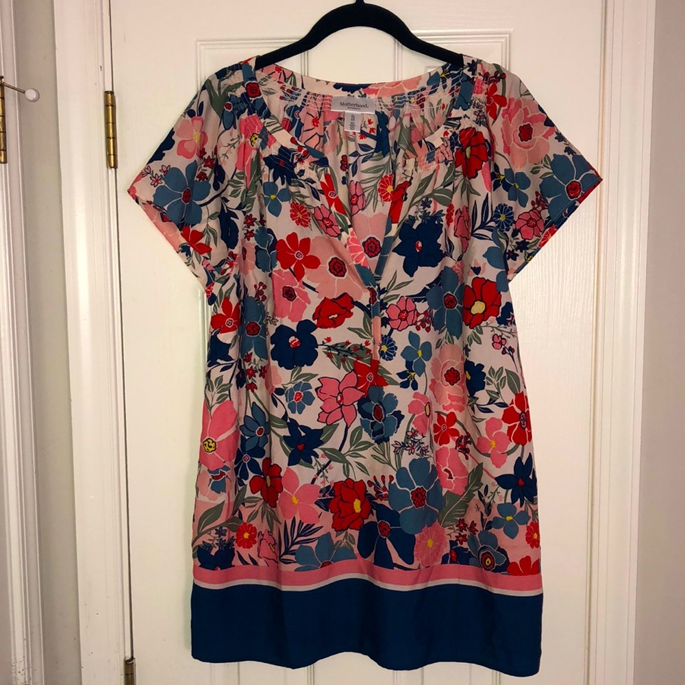 Motherhood Maternity Short Sleeve Blouse